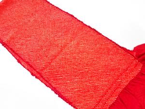 正絹　振袖用　絞り　帯揚げ